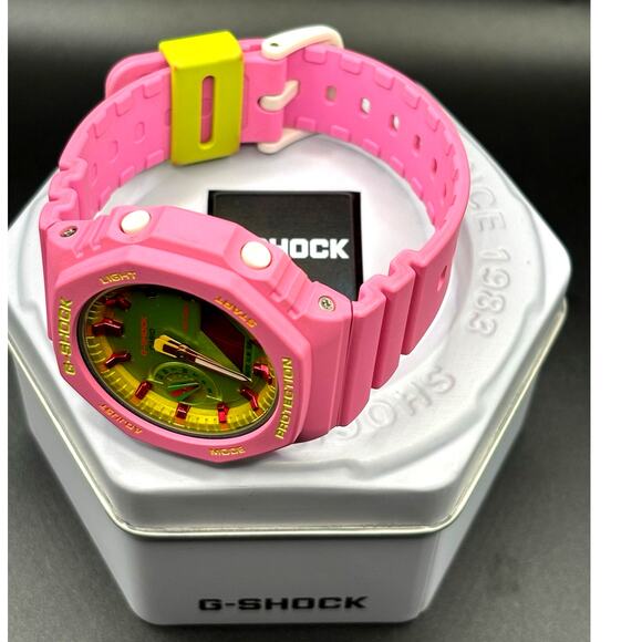 Casio G-Shock GMA-S2100BS-4A Pink Green Analog Digital Women’s Watch main image 12
